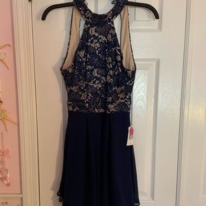 Navy formal dress, size 1